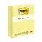 Post-it Notes 3 in. x 5 in. Note Ruled Original Pads - Canary Yellow (12/Pack)